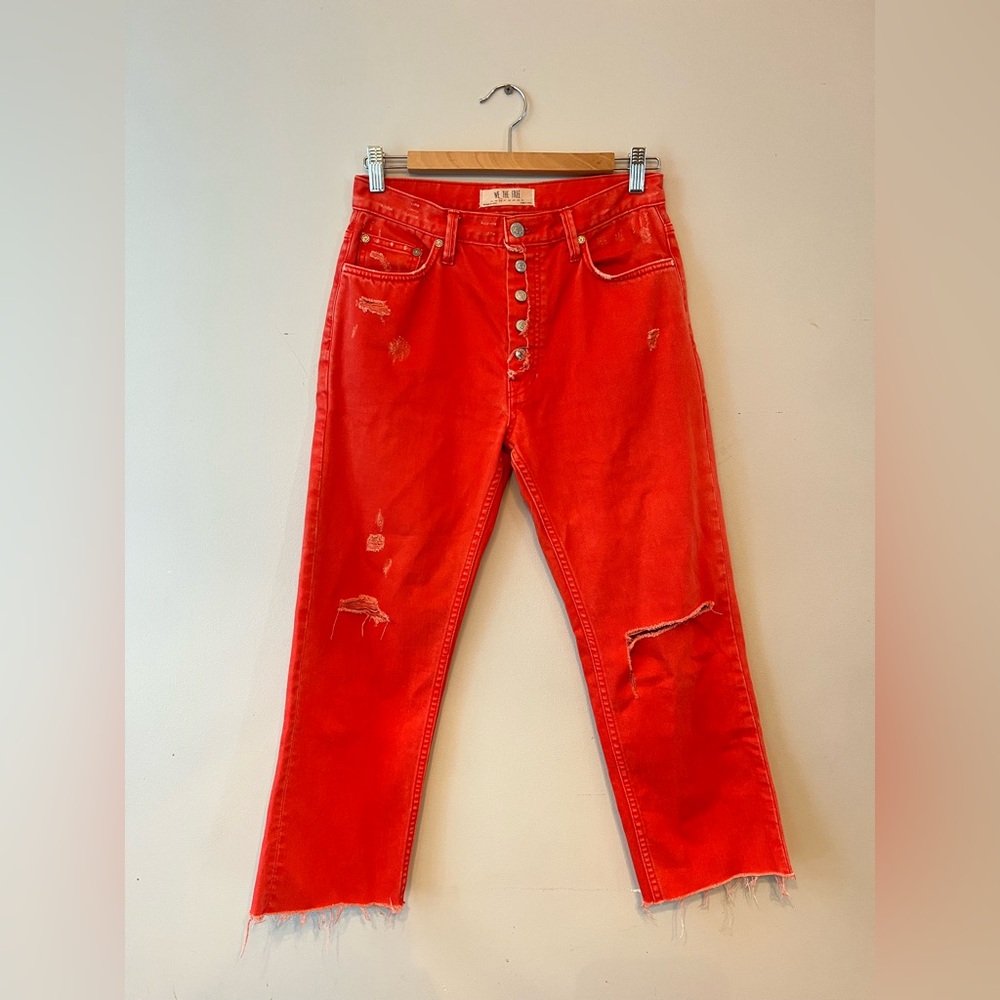 Free People Rolling On the River Cropped Jeans